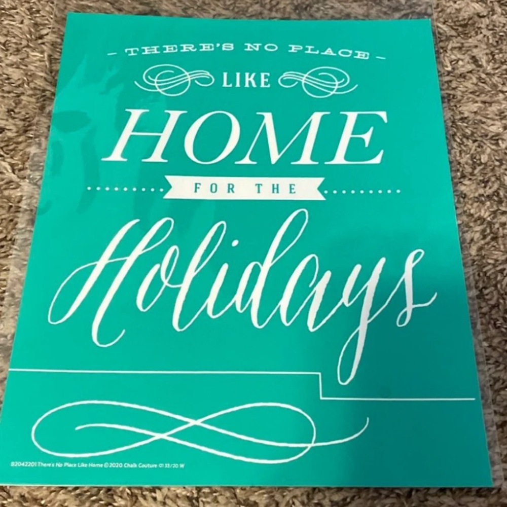 New Chalk Couture Transfer There's No Place Like Home